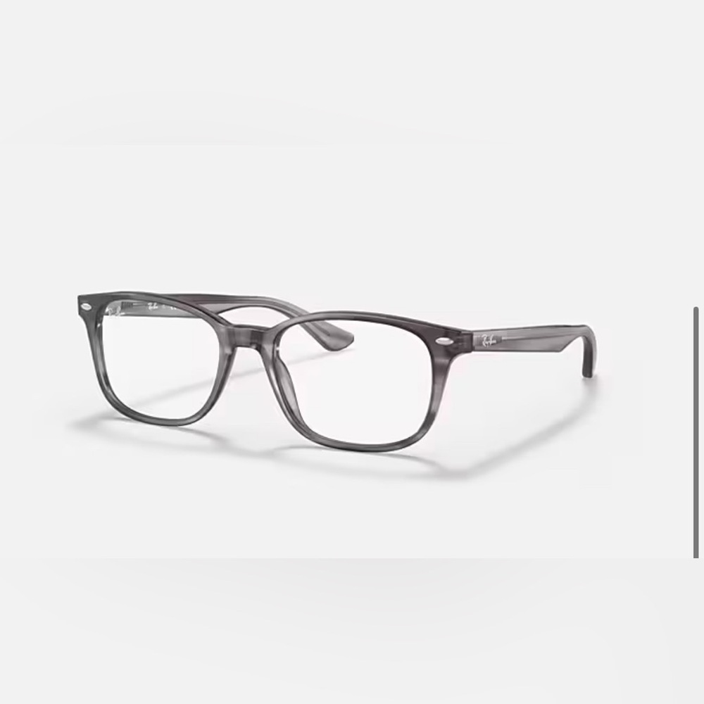 Ray Ban RB5375 8055 striped grey glasses frames